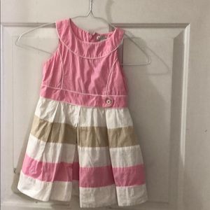 Pink and White Mayoral Chic Dress Size 4